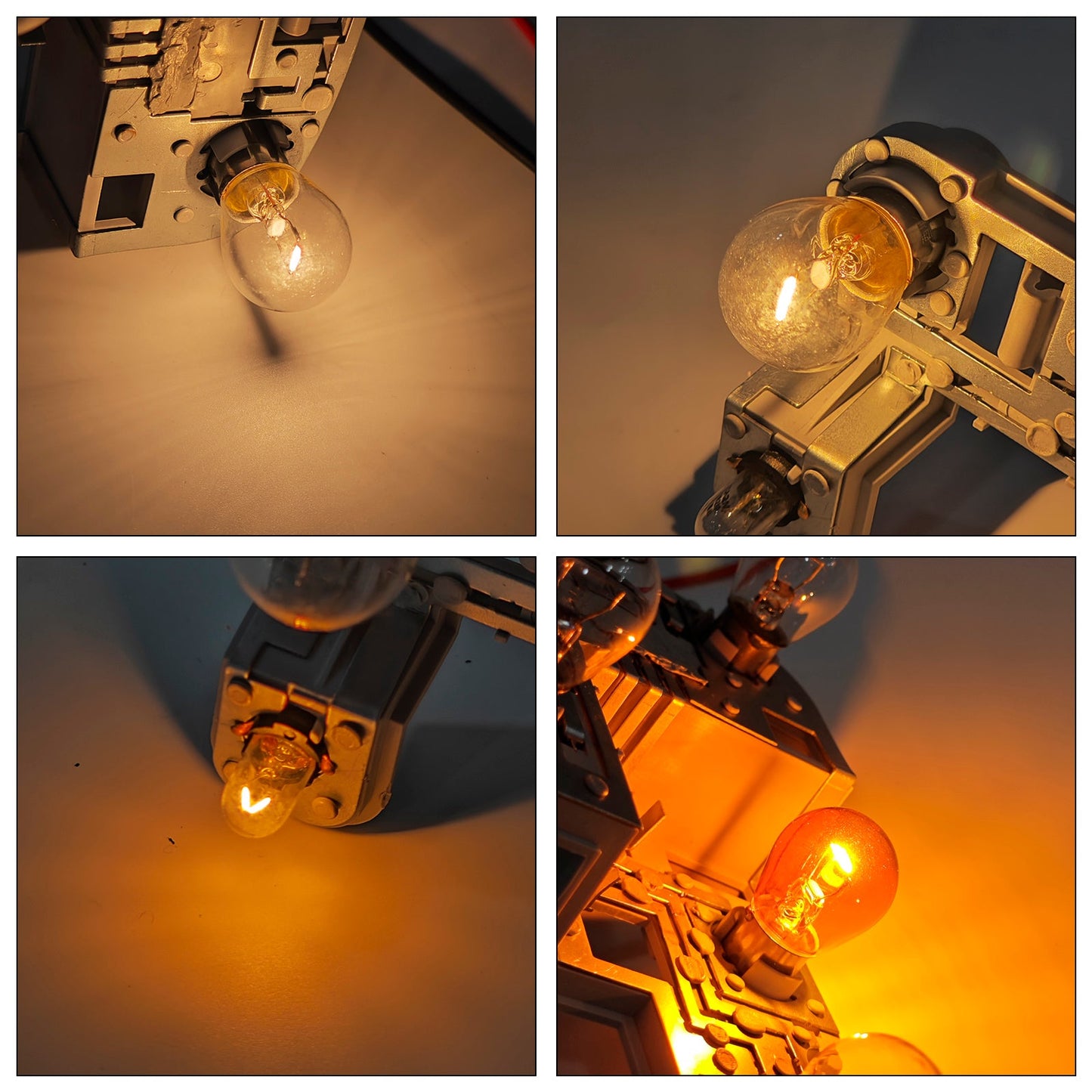 2007-2010 Mercedes W204 C Class Left Tail Lamp Bulb Holder with Bulbs