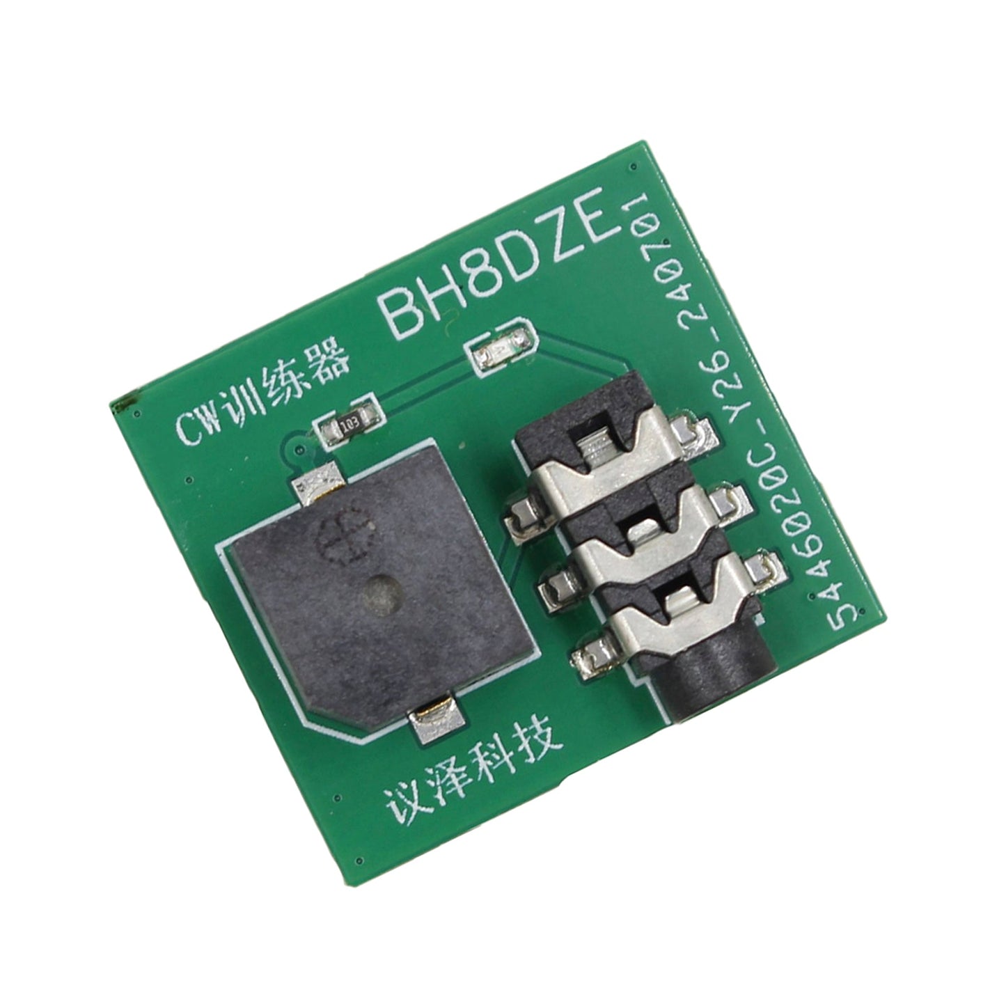 Morse Code Mini CW Trainer Hand Key Trainer Oscillator Button Battery Version