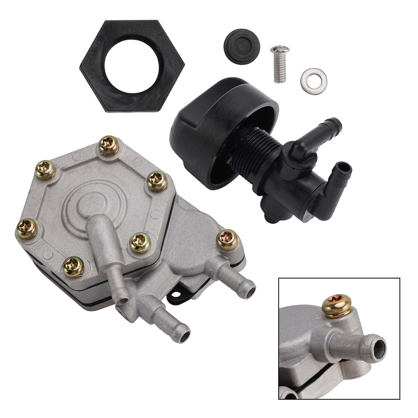 Fuel Pump & Fuel Valve Petcock Kit 2520227 Fits For Polaris Sportsman 400 01-20