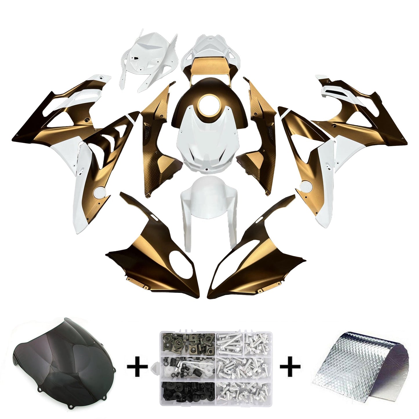 2017-2018 BMW S1000RR Injection Fairing Kit Bodywork Plastic ABS