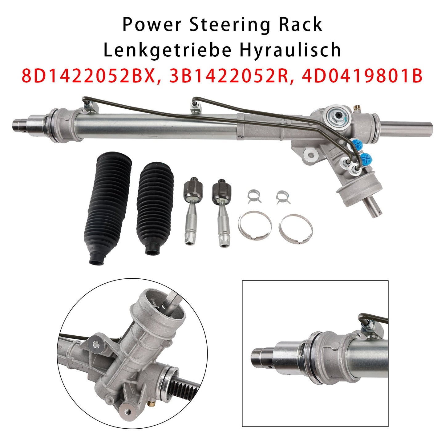 1996/01-1999/12 Audi A4 Avant 8D5, B5 2.6L Power Steering Rack 3B1422052R 8D1422052BX