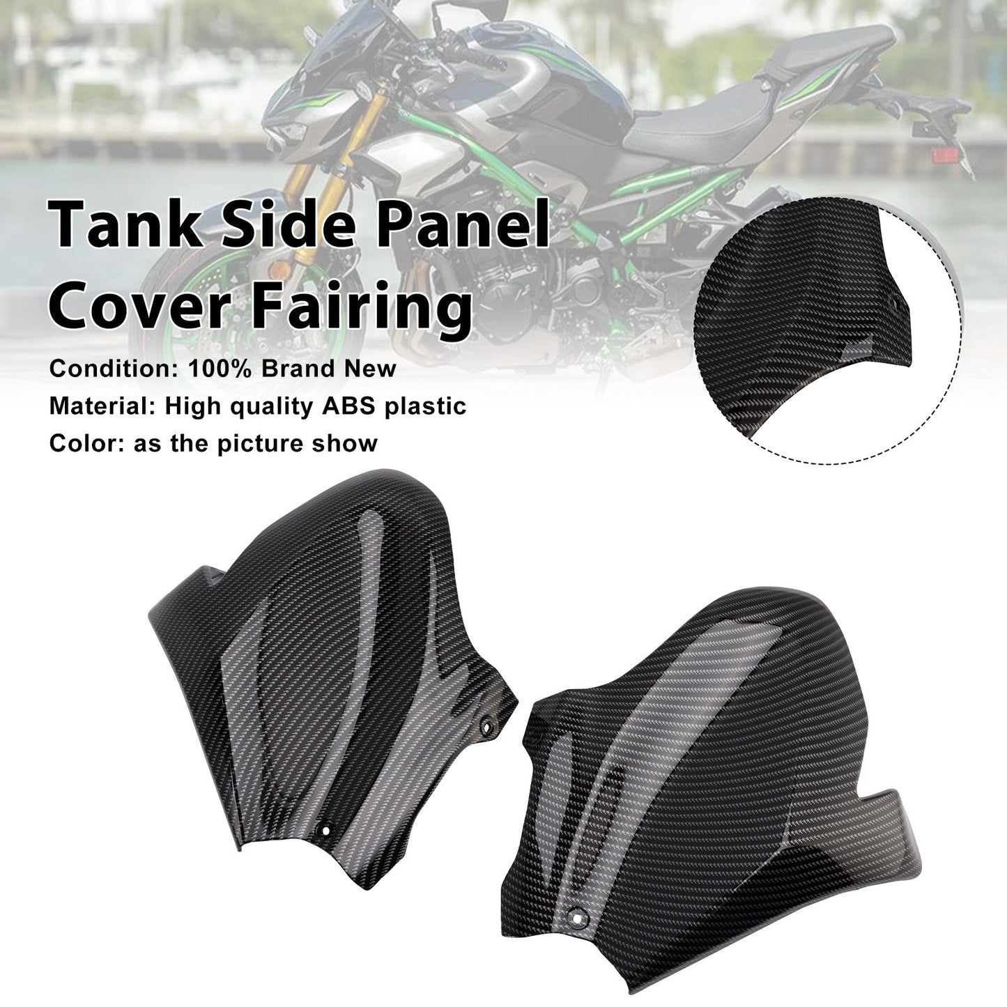 2025-2026 Kawasaki Z900 Tank Side Cover Panel Fairing