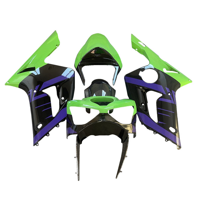 Injection Fairing Kit Bodywork Plastic ABS fit For Kawasaki ZX6R 636 2003-2004