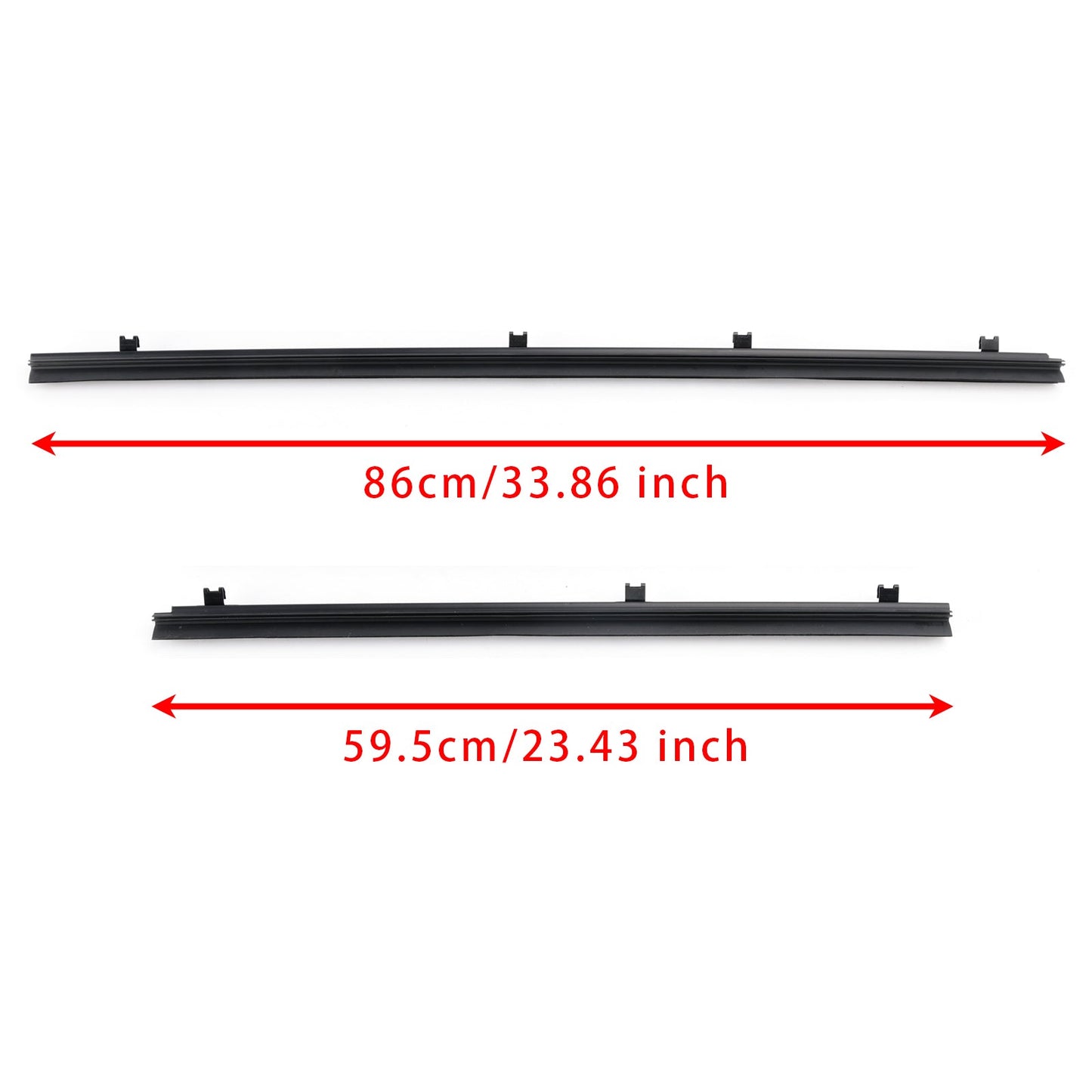 2010-2024 Toyota 4Runner GX460 4PCS Door Glass Weatherstrips 68171-60090