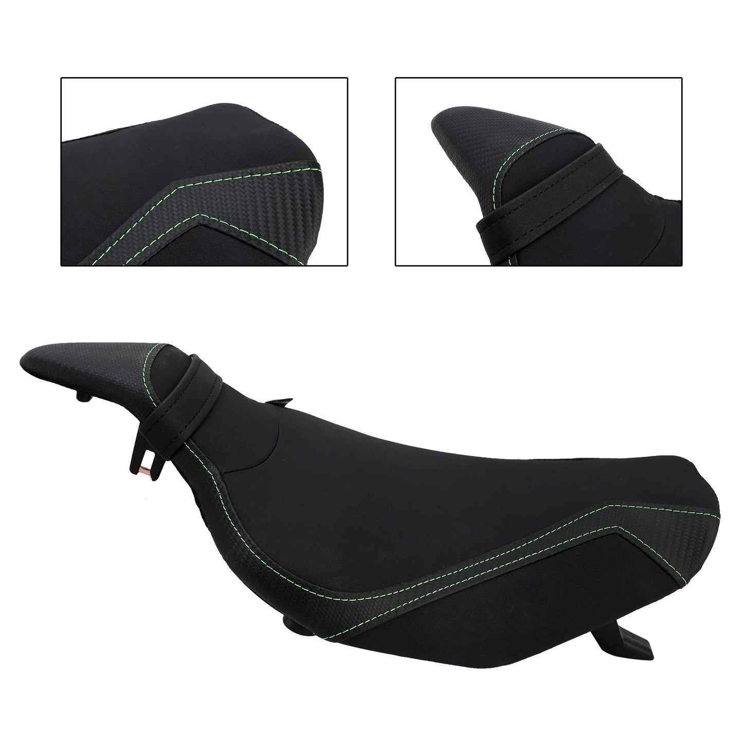 2014-2025 For Kawasaki Z1000 2024 For Kawasaki Z1000 Front Driver Raider Seat Pillion Saddle Green2 Red
