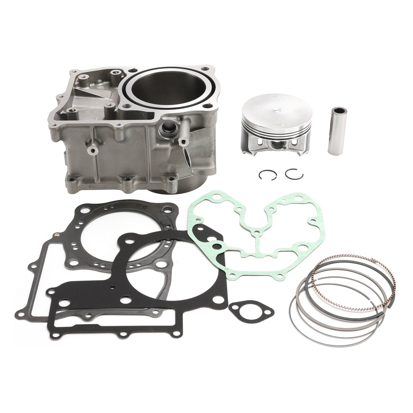 2001-2014 Honda TRX500FA FourTrax Foreman Rubicon Cylinder Jug Piston Top End Gaskets Repair Kit 12100-HN2-000 12251-HN2-003