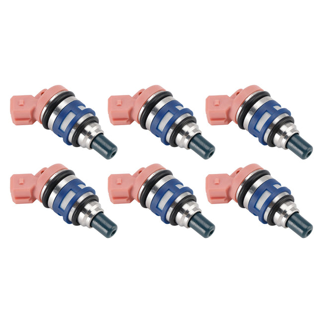 1988-1994 Nissan Maxima J30 Laurel 3.0 24V 6Pcs Fuel Injector 16600-21V02