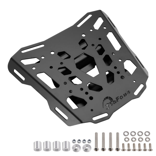 2021-2024 Tiger 850 Sport BLACK ALUMINUM TOP RACK CARRIER LUGGAGE PLATE