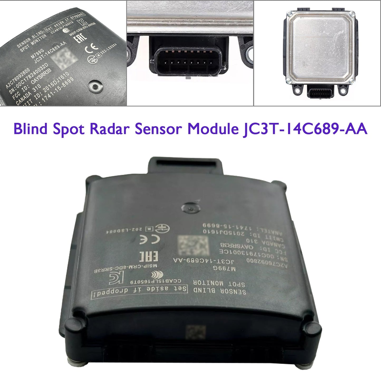 2018-2020 Ford F350 Super Duty Pickup Blind Spot Monitor Sensor Module JC3T-14C689-AA