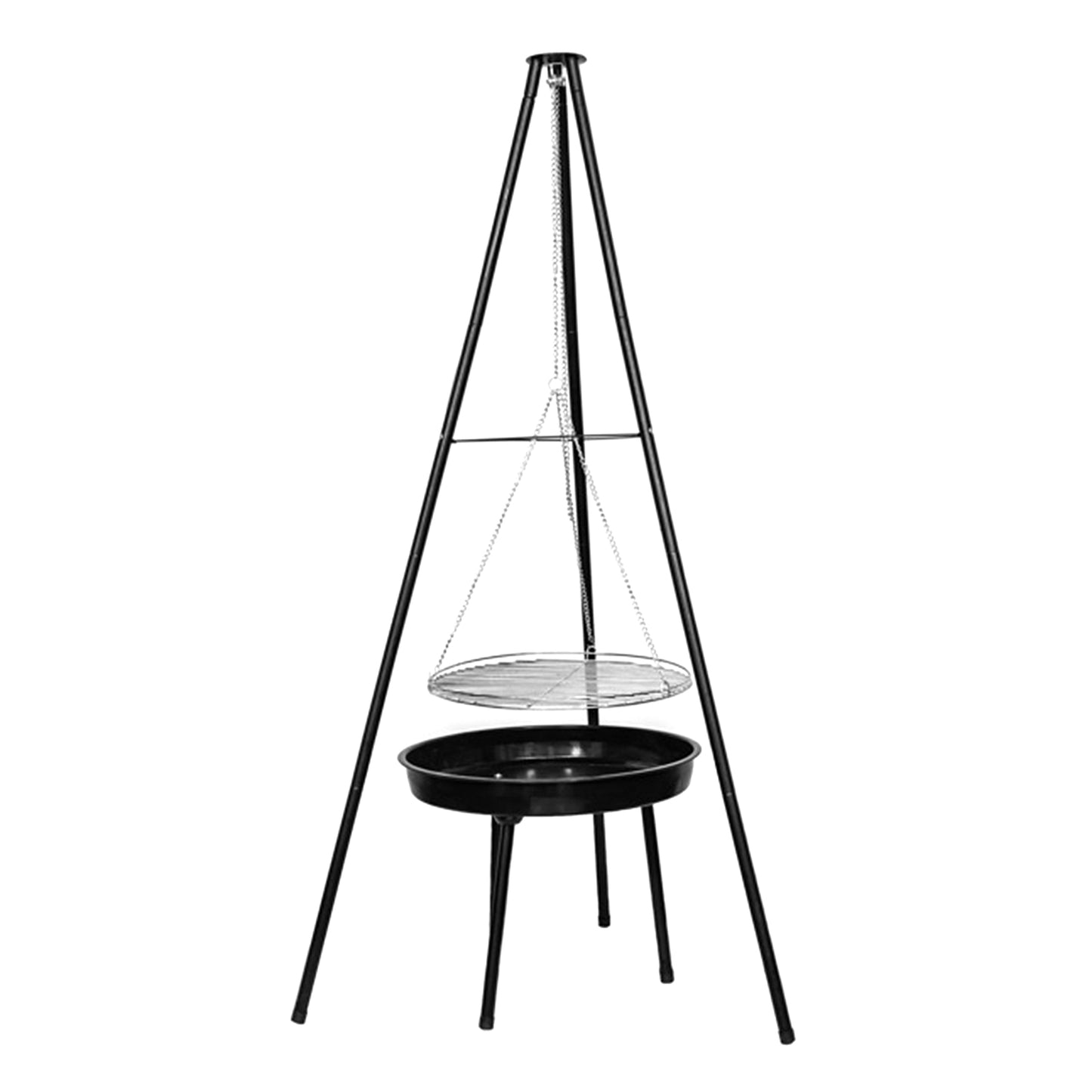 Tripod Outdoor Fire Pit BBQ Round Bowl Garden Patio Extra Large Barbecue Grill