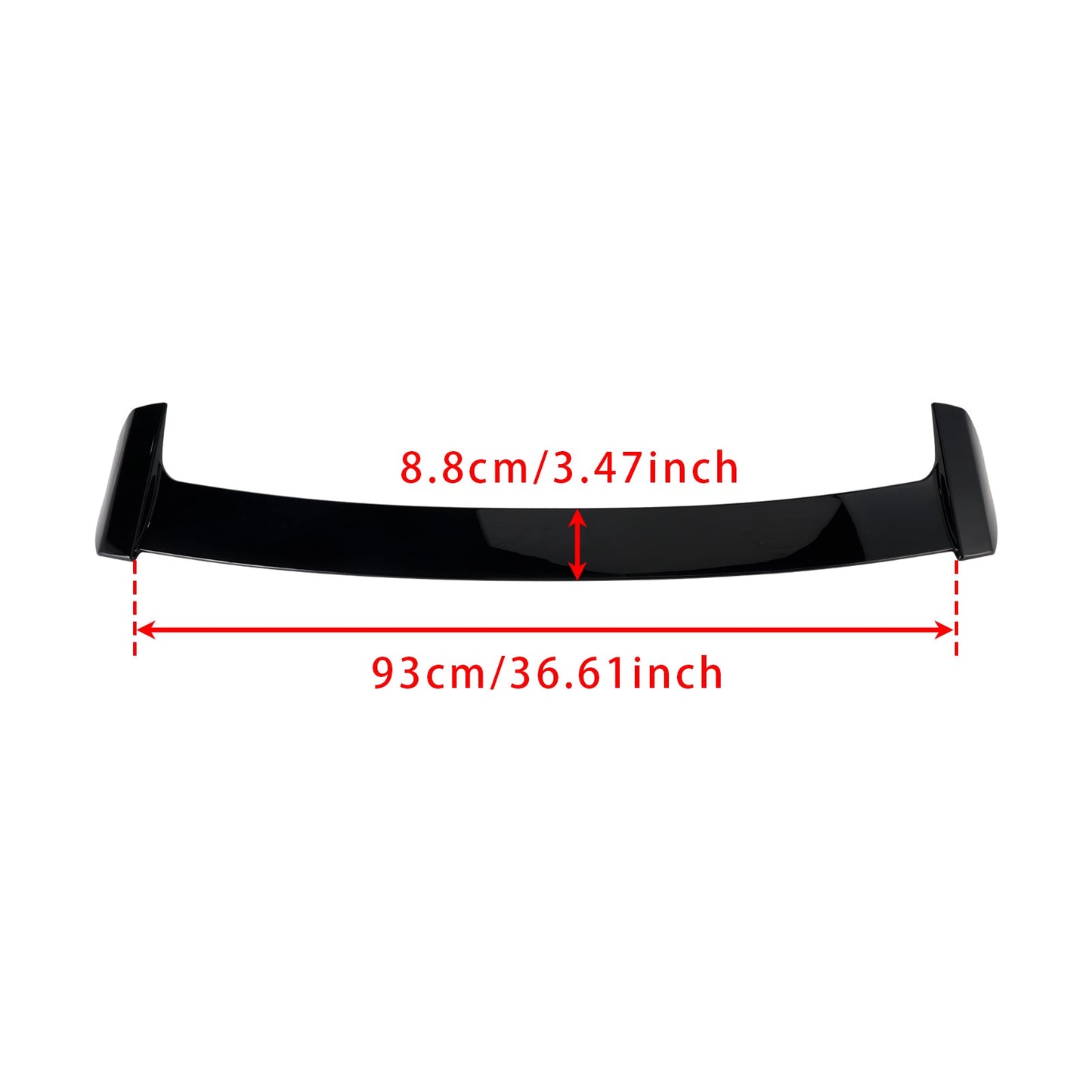 2004-2011 BMW 1 Series E81 E87 Gloss Black Rear Roof Spoiler Trunk Wing