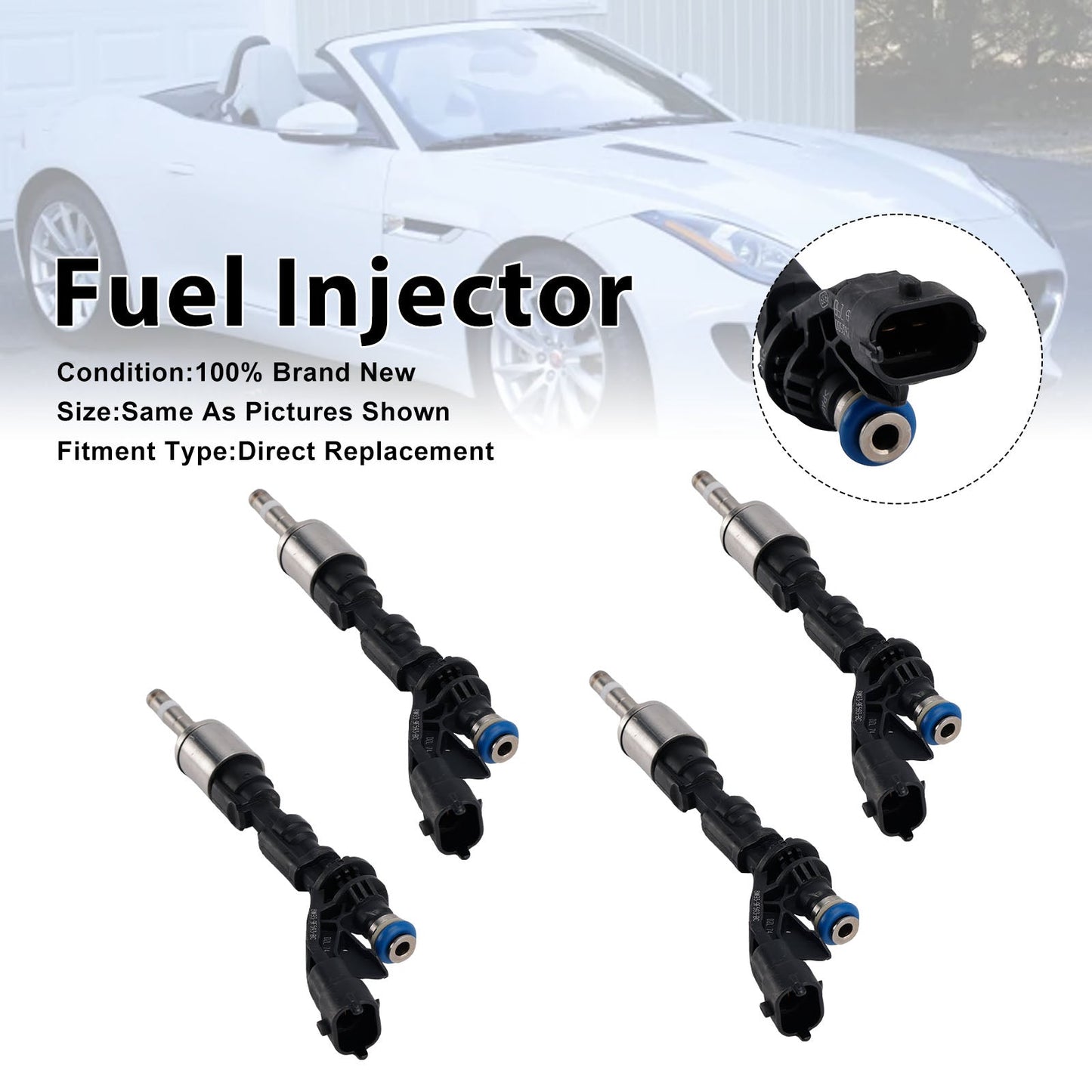 2011-2014 For Jaguar XK Coupe (X150) 5.0L XKR-S 508PS 5000 405 8 Coupe 4PCS Fuel Injector 0261500159