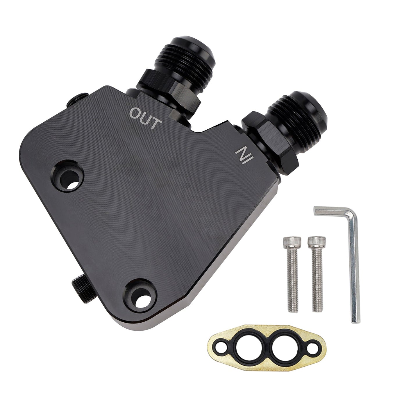 2005-2019 Corvette GM LS LS1 LS2 LS3 LS6 (5-Pack) Engine Oil Cooler Adapter Kit