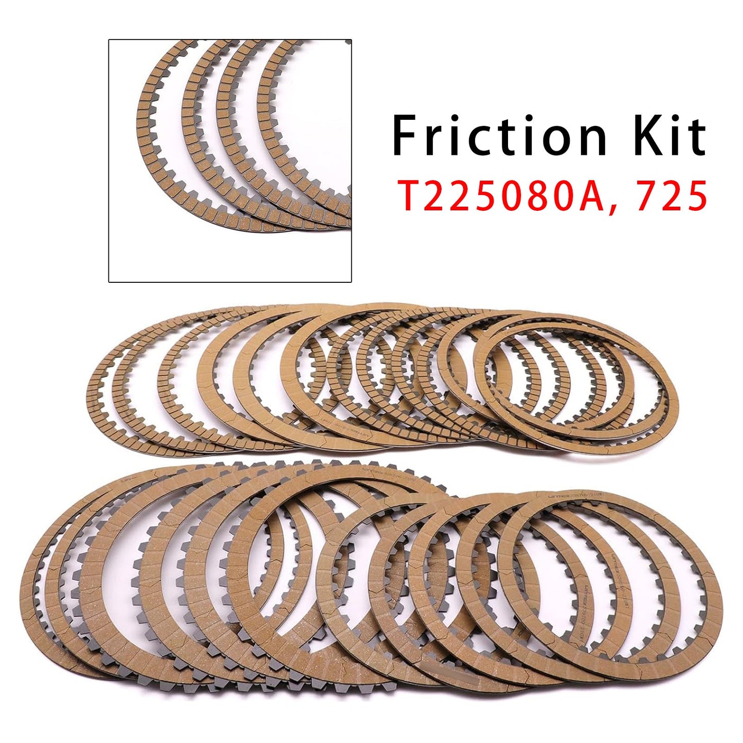 2015–2021 Mercedes Benz C-Class W205 24PCS 725 Transmission Clutch Plate Friction Kit T225080A