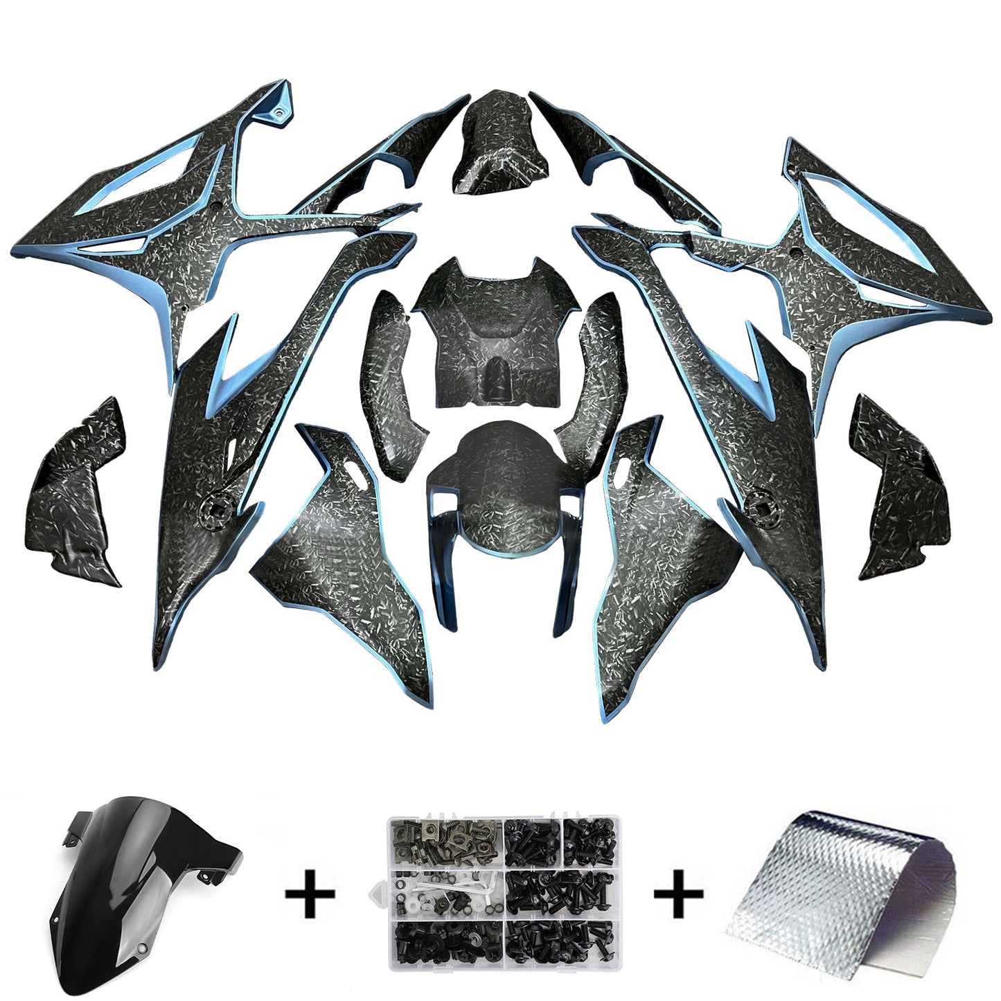 2019-2022 BMW M1000RR S1000RR Injection Fairing Kit Bodywork Plastic ABS