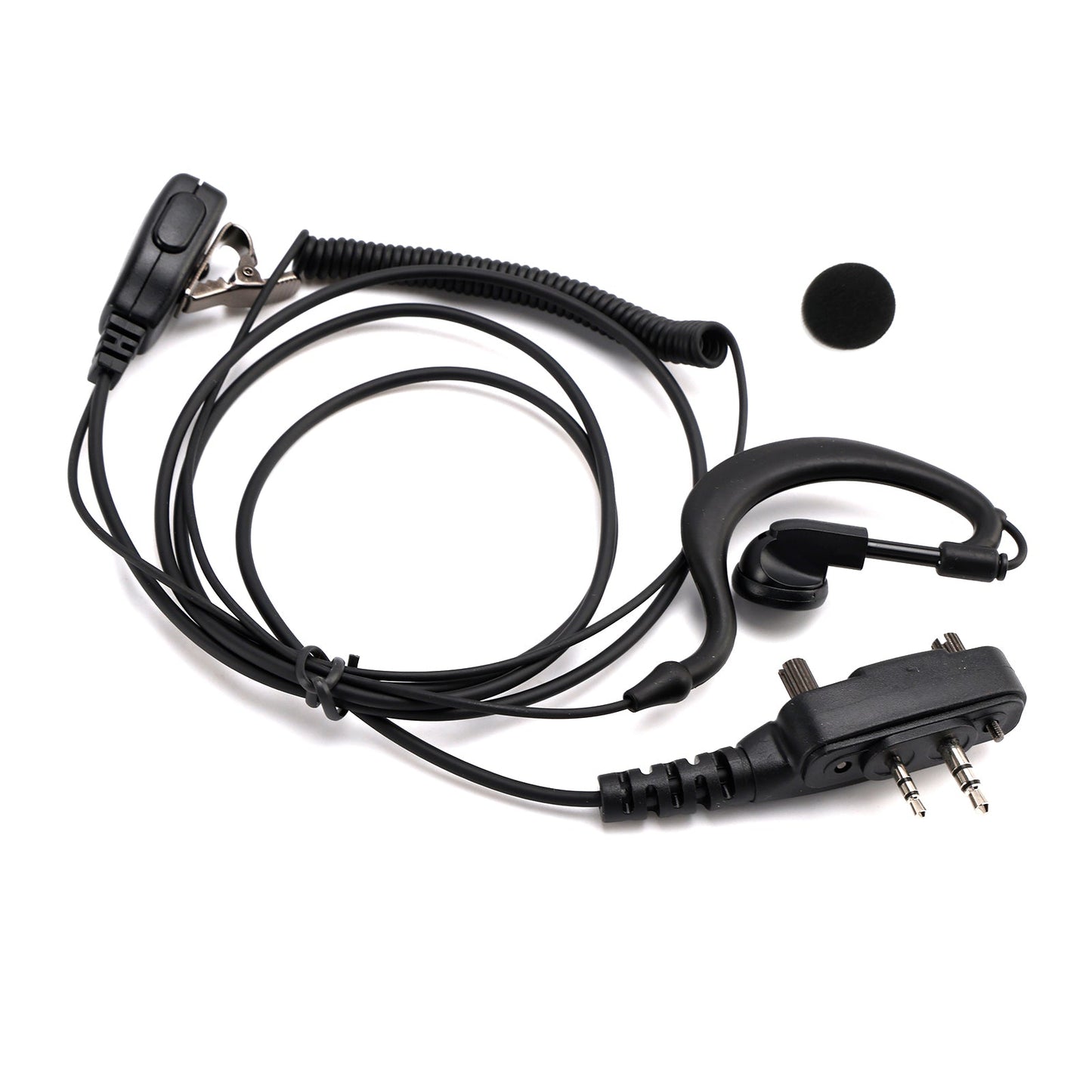 ICOM F1000-011 Curved Earhook Headset For ICOM A16 IC-F3230 F4230D F1100 F2100D