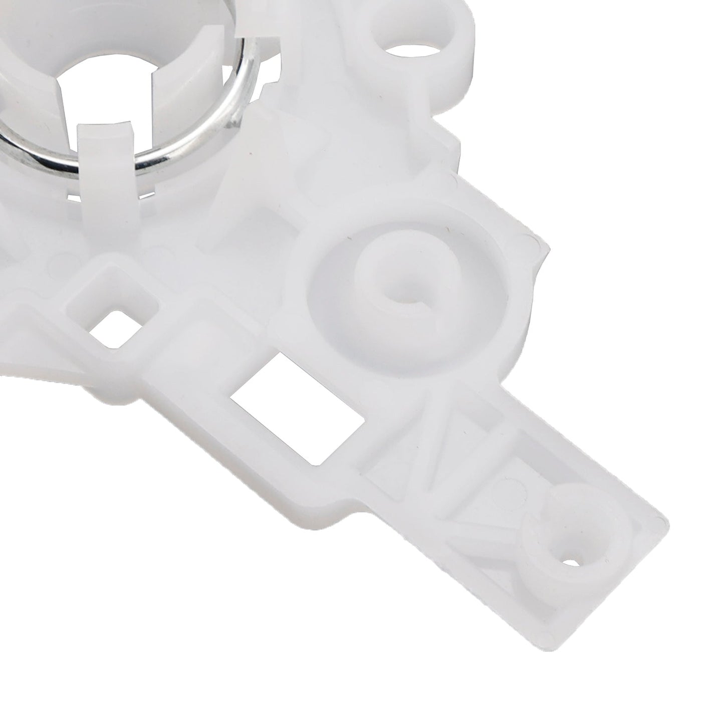 Left Car Side Mirror Glass Lens White Plastic Bracket Clip Holder for Honda
