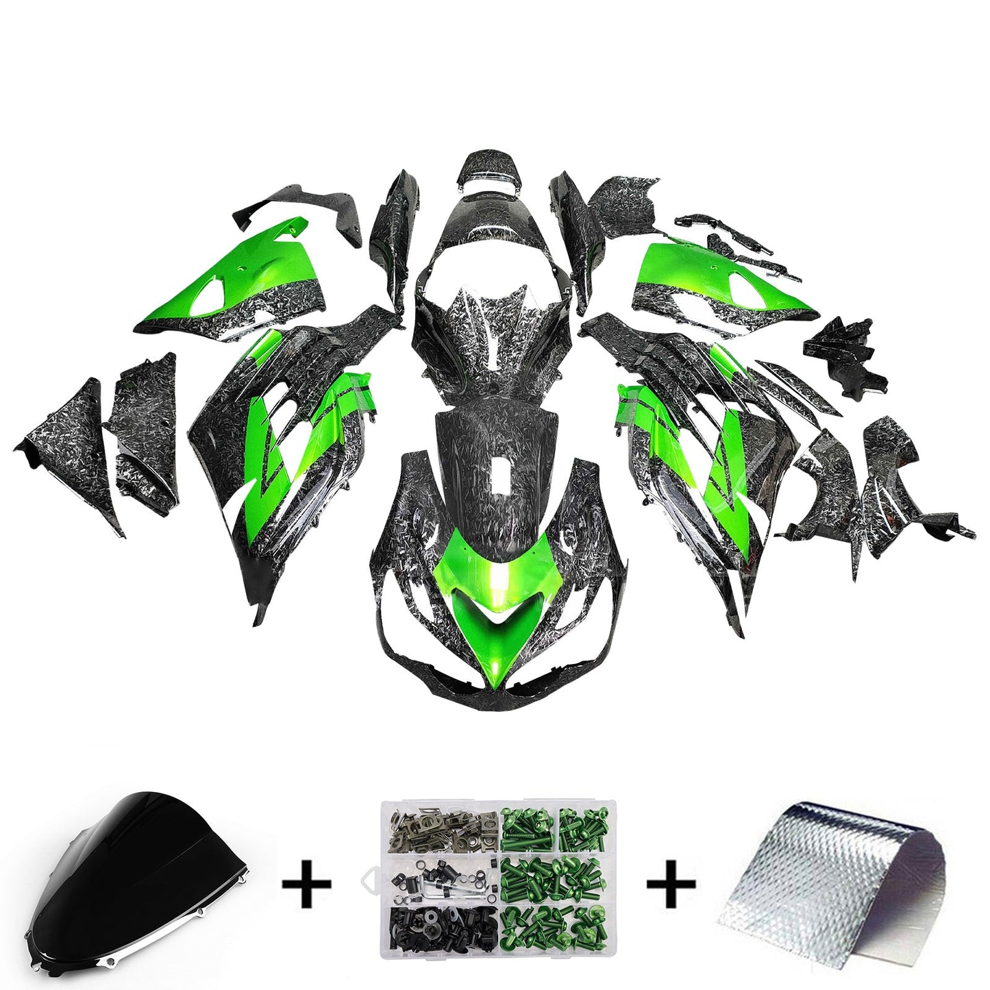 Injection Fairing Kit Bodywork fit For Kawasaki ZX14R ZZR1400 2012-2025