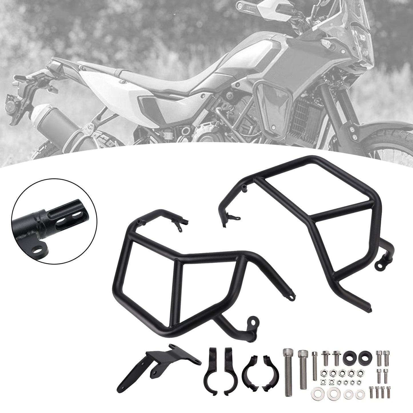 2025-2026 For Yamaha Tenere 700 Engine Guard Crash Bar Frame Protector Bumper