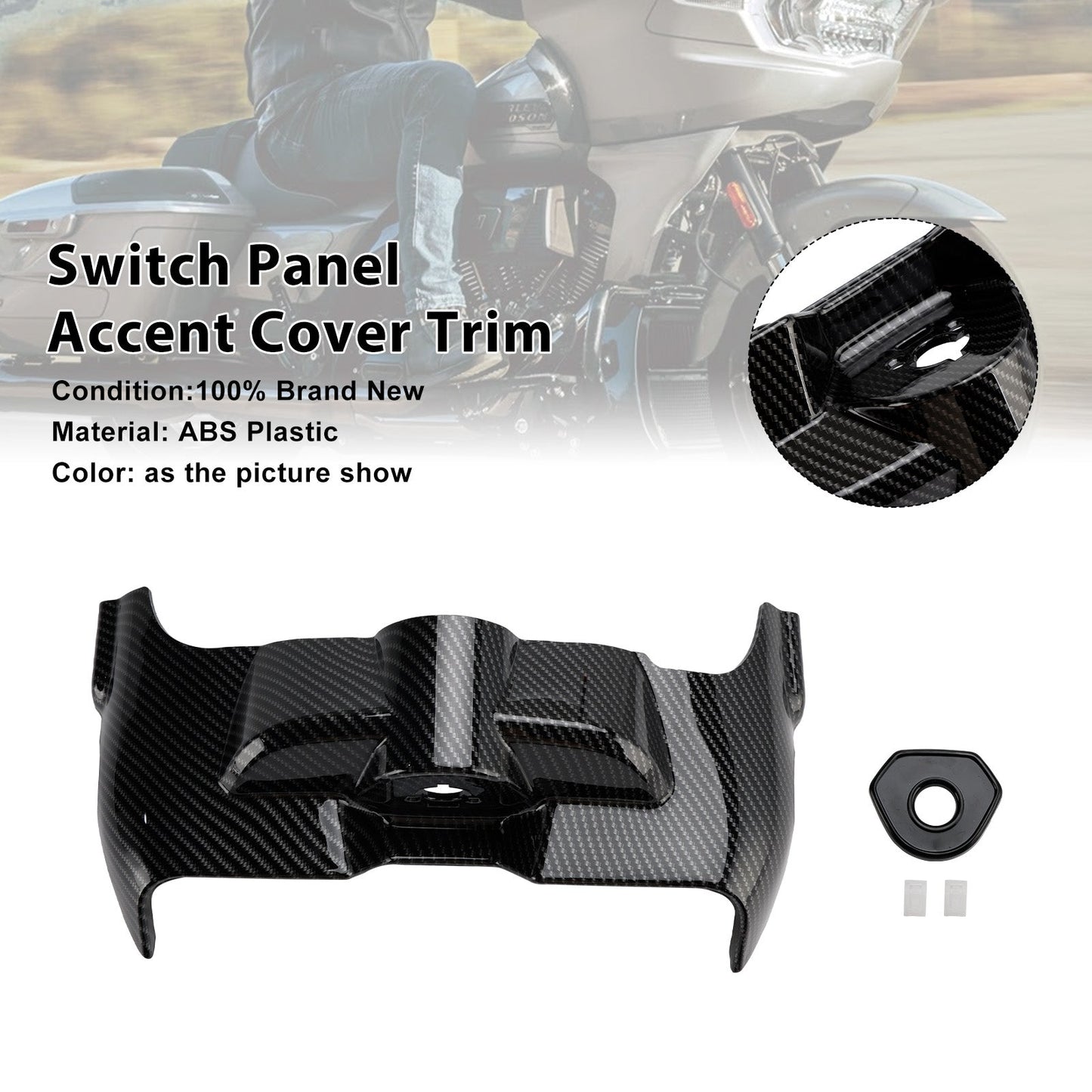 2023-2025 Touring Electra Street Glide Switch Panel Accent Cover Trim