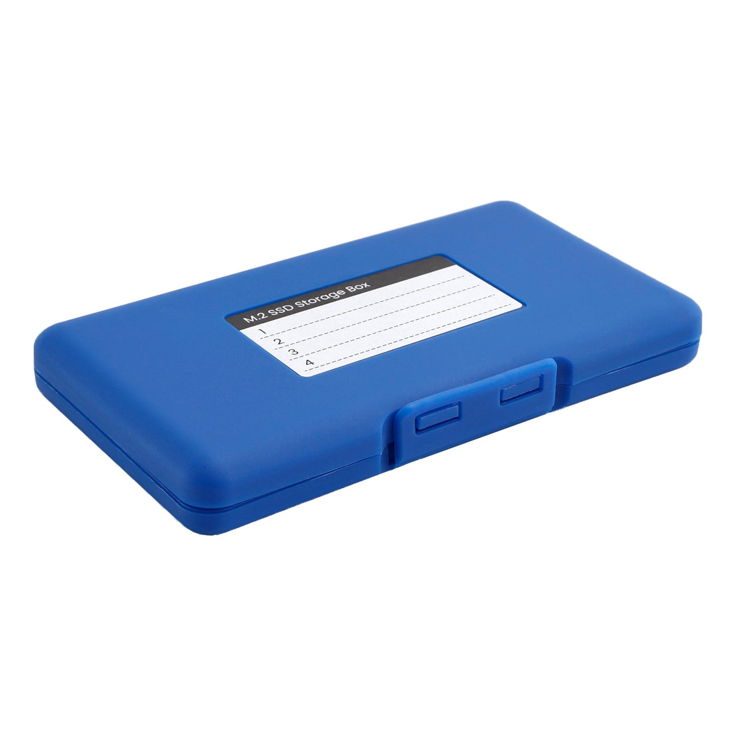 M2 Hard Drive Protection Box Solid State Drive Box Shockproof Waterproof Blue