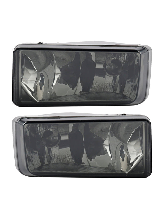 Pair Front Fog Light Lamps With Bulbs For Chevy Silverado 2007-2013 Smoked Lens