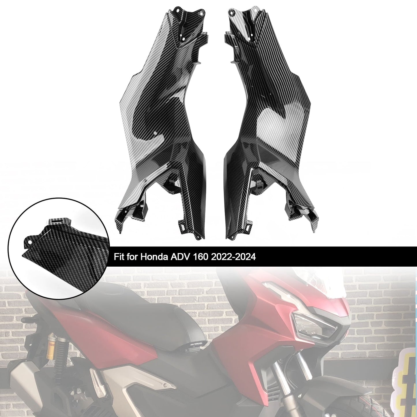 2023-2024 Honda ADV 160 Side frame Cover Panel Fairing Body Cowl