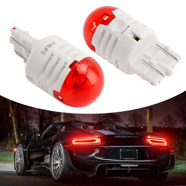 Car Light LED-Red Ultinon Pro3000 W21/5W 11066 U30R For PHILIPS