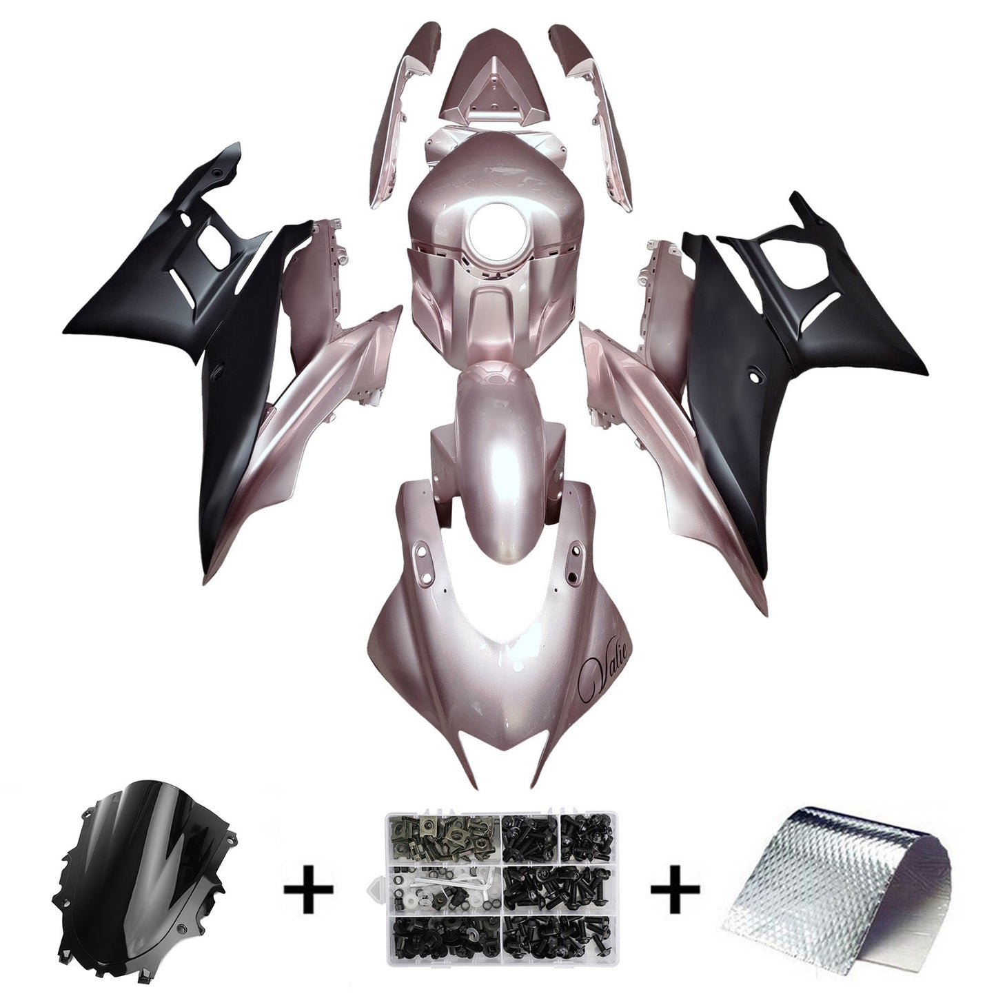 Injection Fairing Kit Bodywork Plastic ABS fit For Yamaha YZF R3 R25 2022-2024