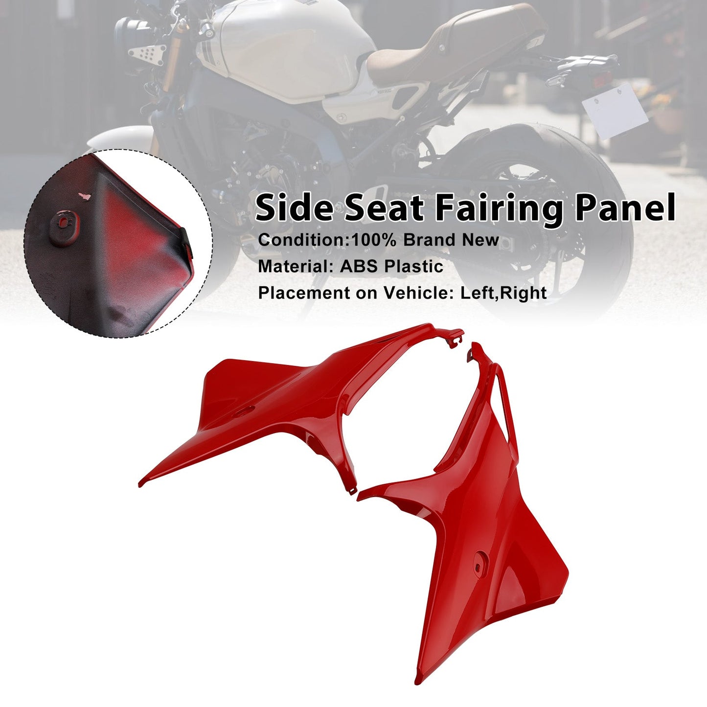 2022-2025 Yamaha XSR 900 XSR900 Side Seat Fairing Panel Cowl