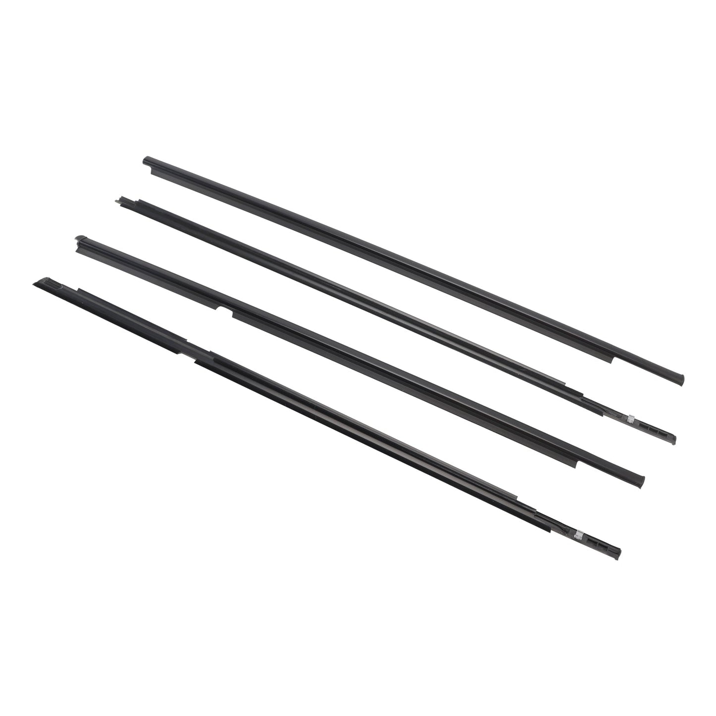 2006-2013 Toyota Yaris Hatchback 4PCS Door Glass Belt Outer Molding Weatherstrip