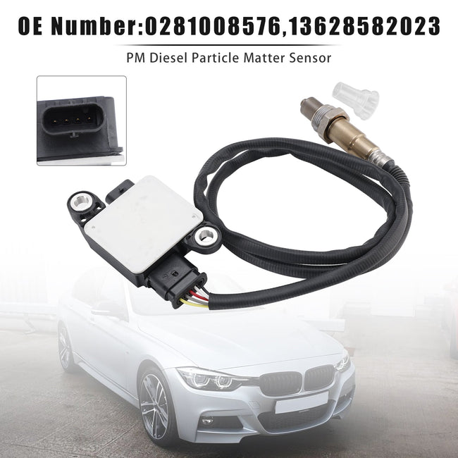 03/2014-04/2021 For BMW 3 Gran Turismo (F34) 330 d xDrive Hatchback Diesel RWD 24 Valves PM Diesel Particle Matter Sensor 13628582023