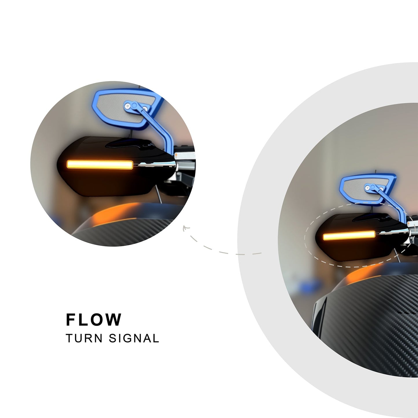 2021-2023 Touring Road Glide Special-FLTRXS Handguard w/ turn signal
