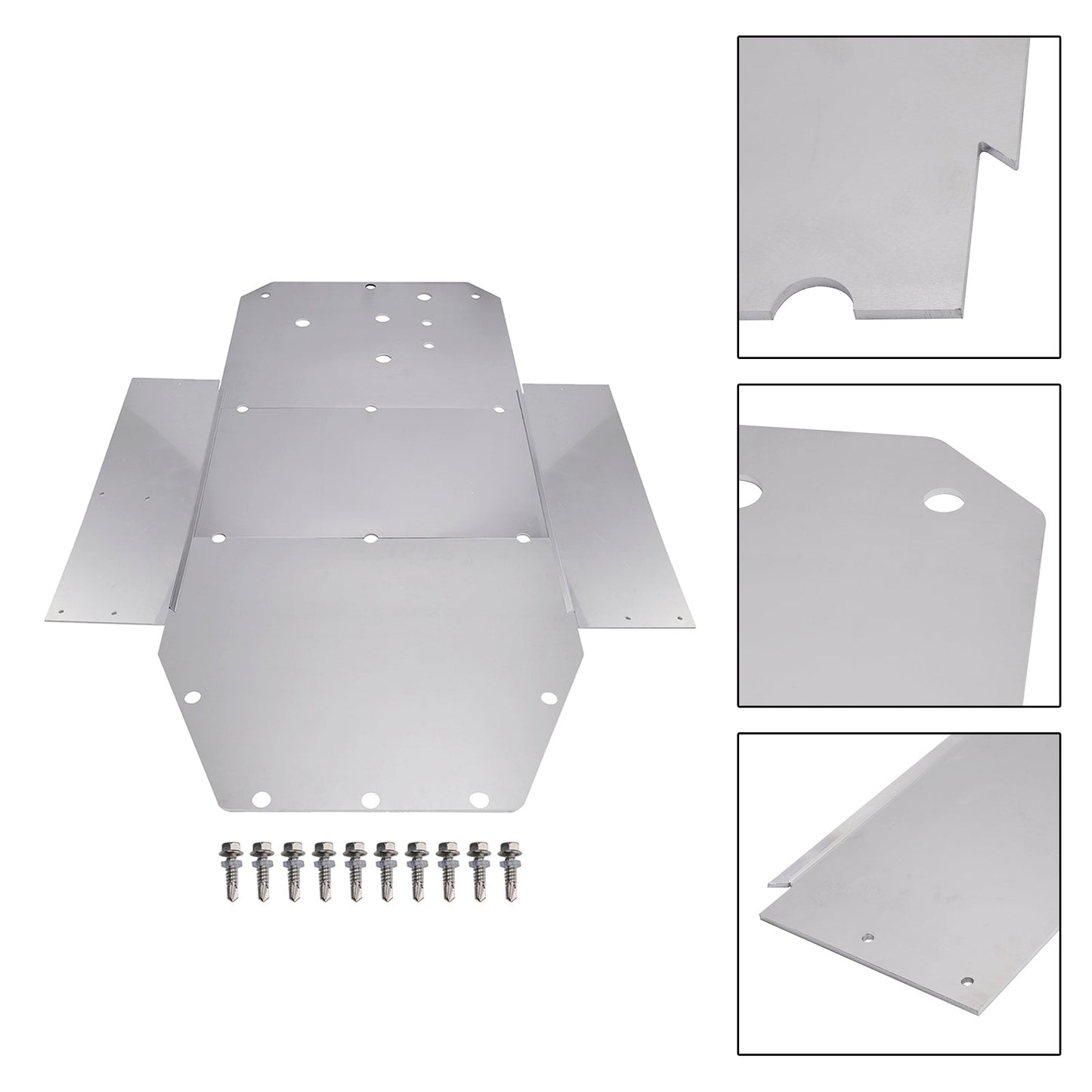Aluminum Skid Plate Chassis Protector For Polaris Rzr 800 2008-2014 S 900 15-16