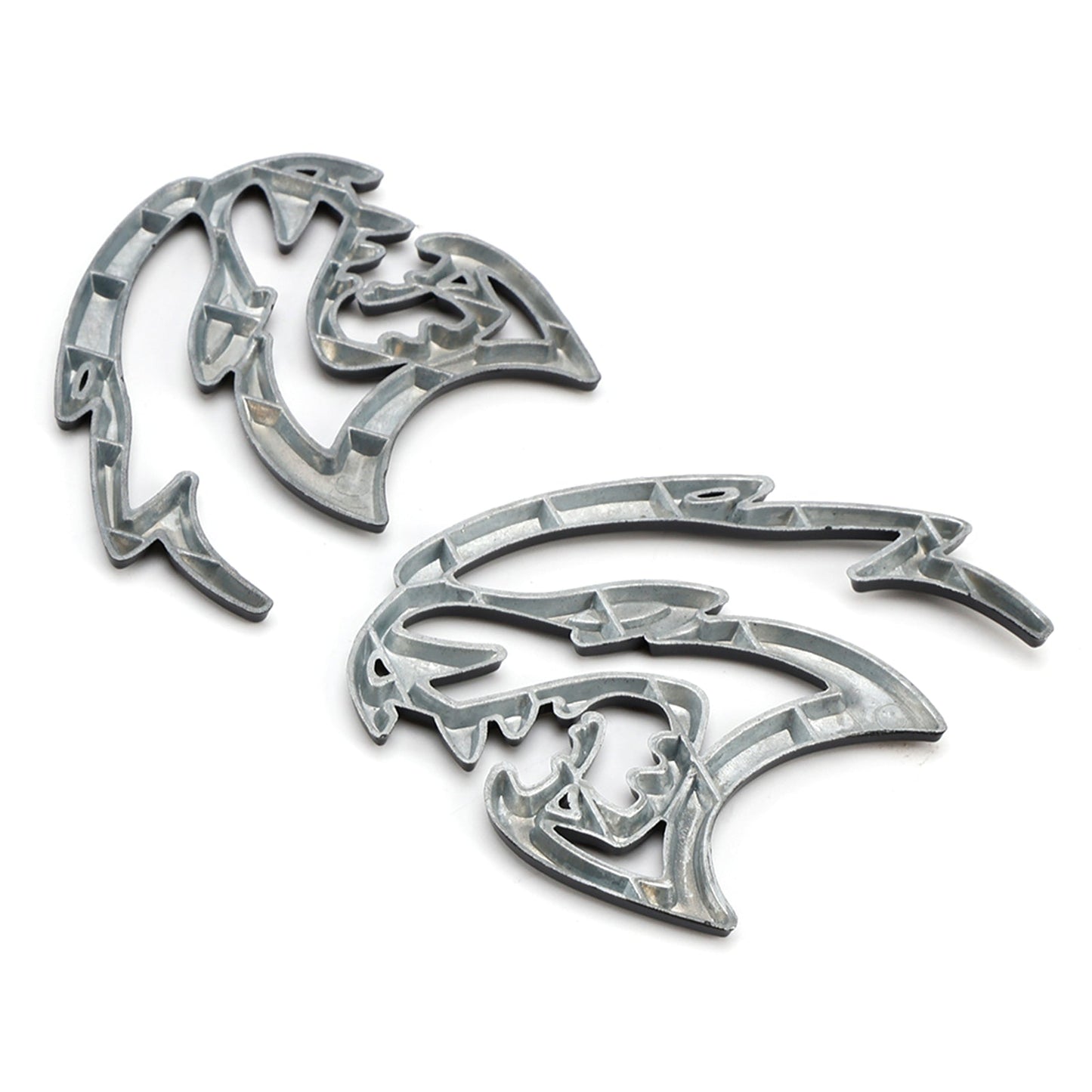 2x Hellcat Fender Side Emblem Badge Decal for SRT Hellcat Black