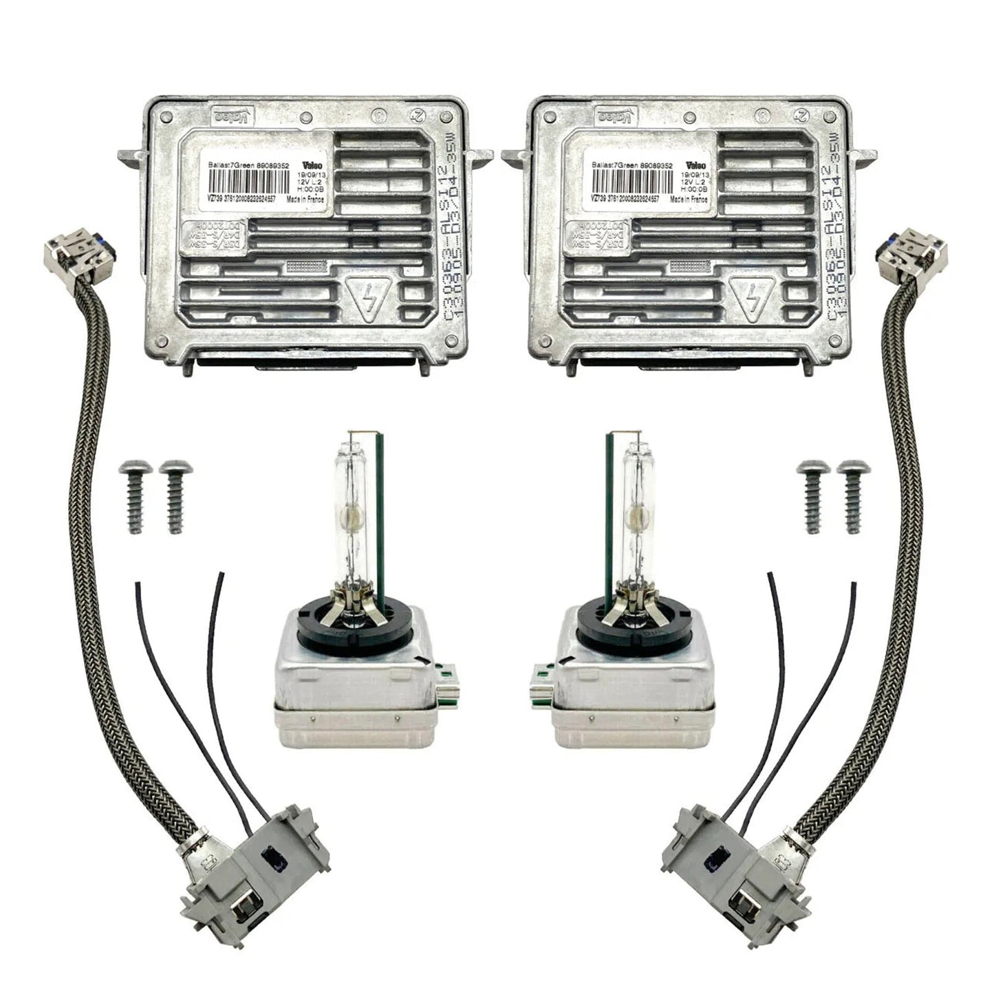 2013-2016 xenon headlights of: GMC Acadia 2x Xenon Ballast & HID D3S Light Bulb Wire Kit Control Unit 13503432