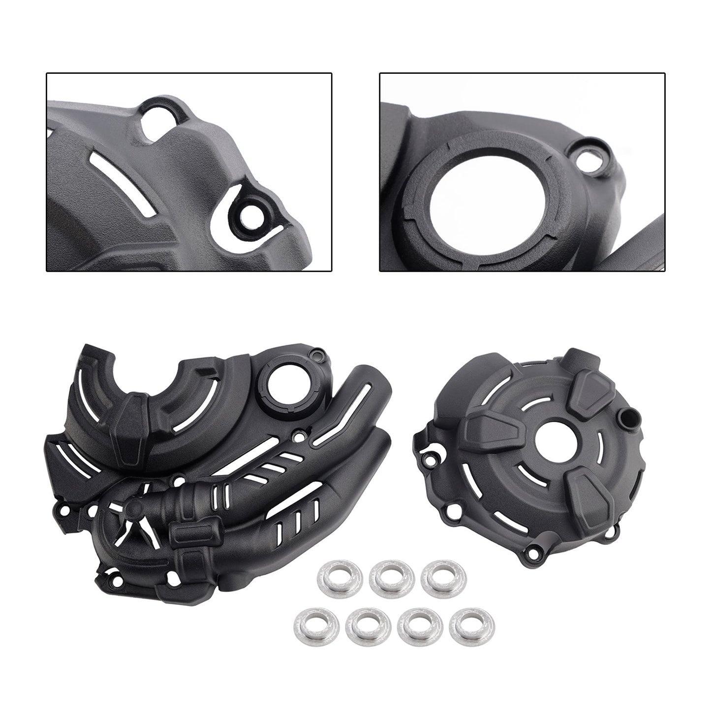 2019-2024 YAMAHA XSR700 Engine Guards Protective Engine Housing Black