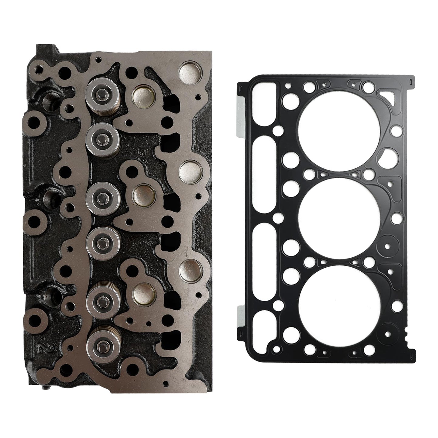 D1703 Complete Cylinder Head & Gasket For Kubota Bobcat 1A033-03043 16487-03040