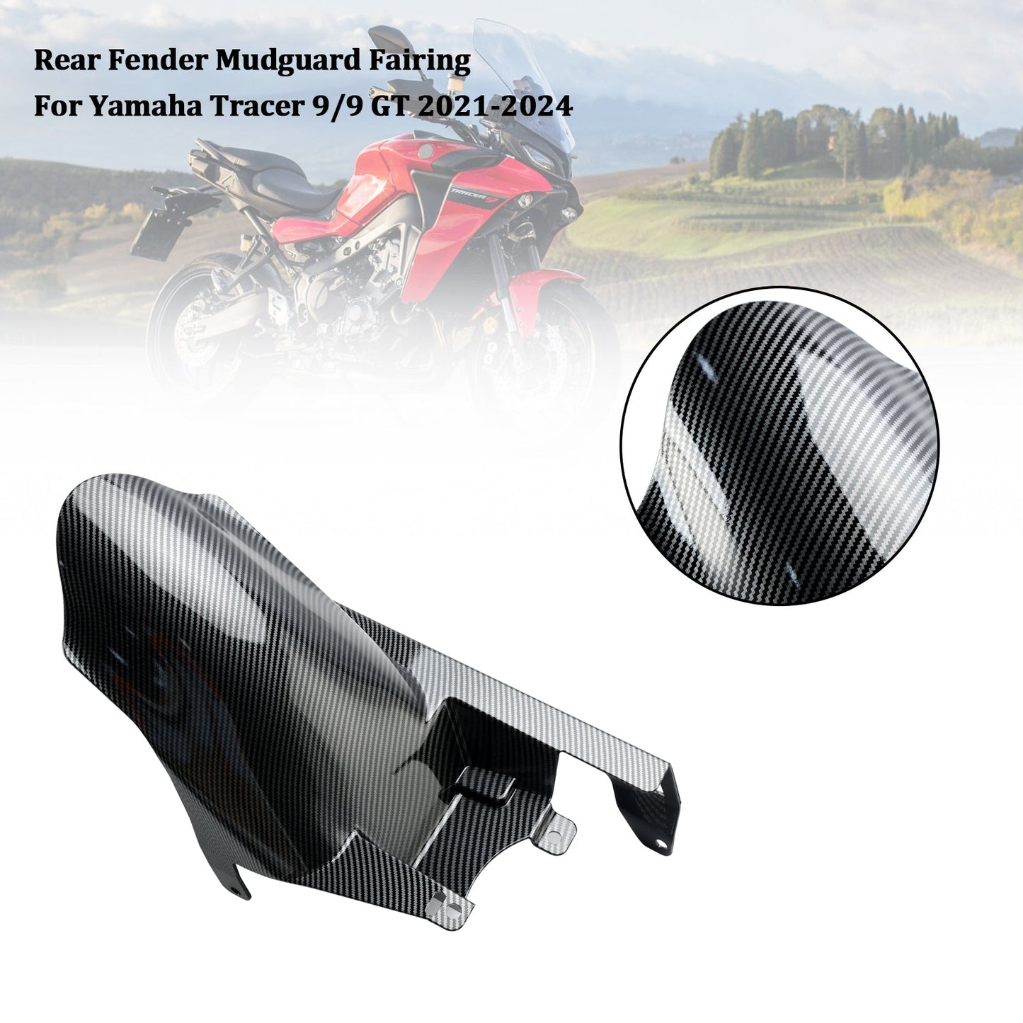 Rear Fender Mudguard Fairing Cowl For Yamaha Tracer 9 / GT 2021-2024