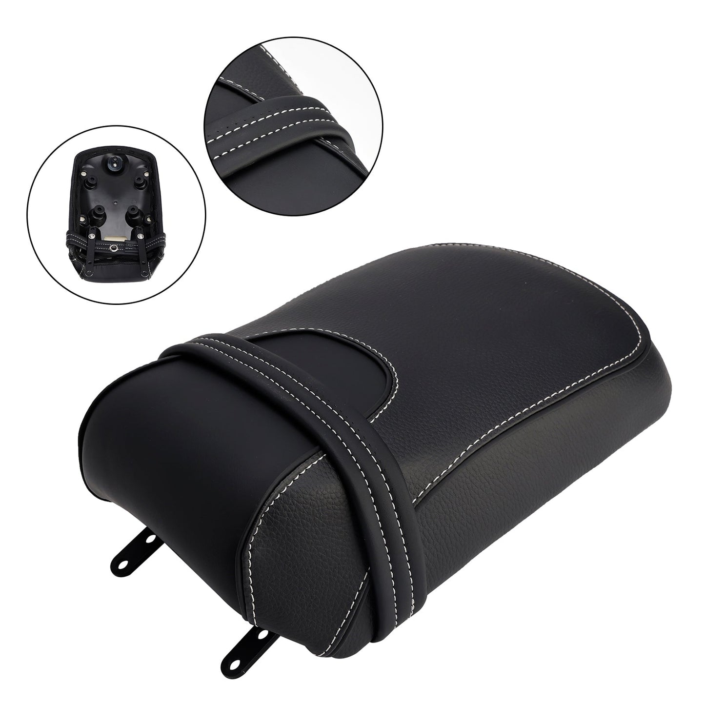 2025 For Indian Scout Sixty Classic Rear Seat Passenger Cushion Flat Black
