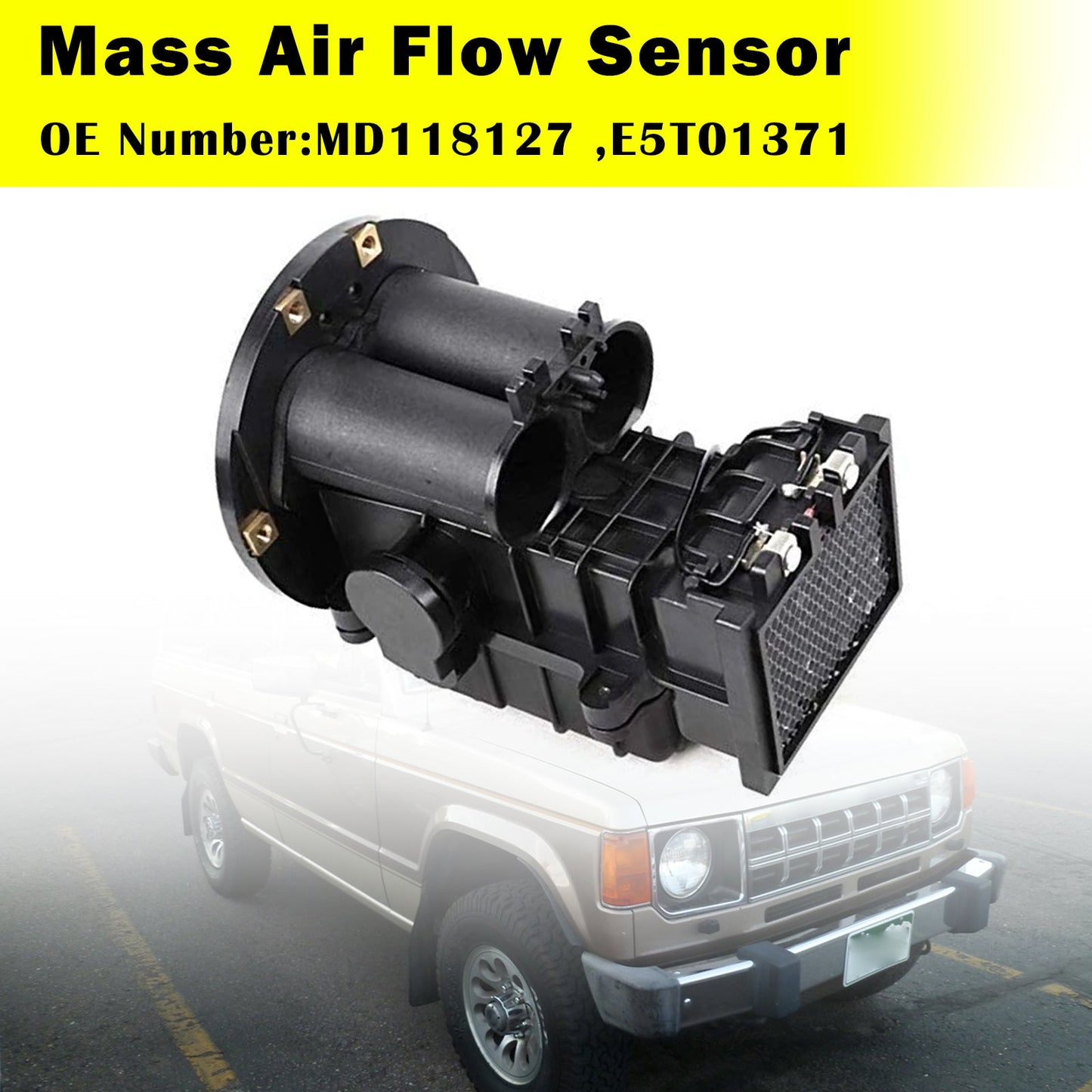 1989-1990 For Mitsubishi Sigma Mass Air Flow Sensor E5T01371