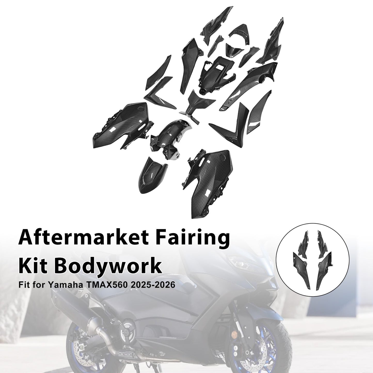 2025-2026 for Yamaha TMAX560 Injection Bodywork Fairing Kit