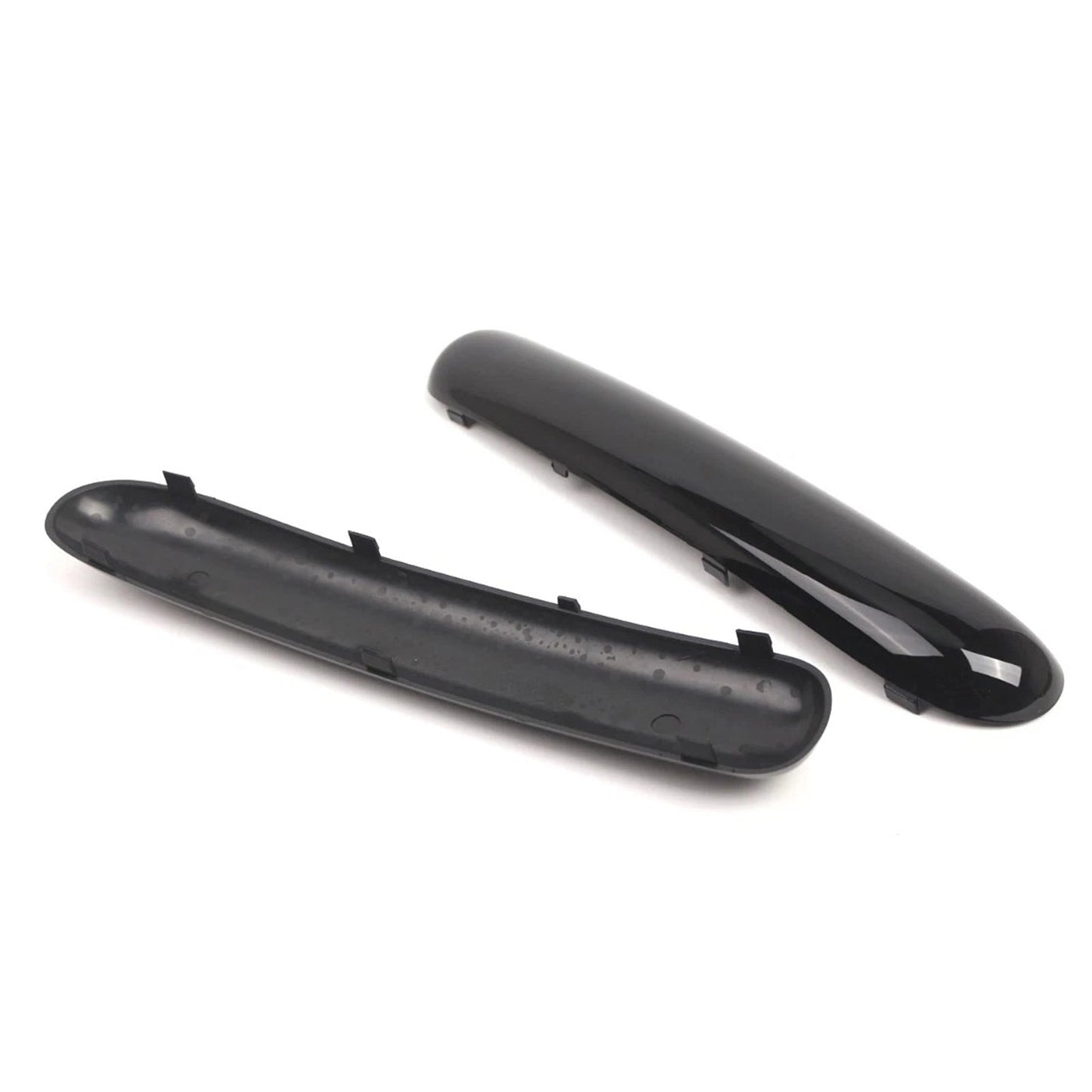 2001-2004 Mini One Cooper R50/R52/R53 Pair Front Bumper Trim Set Glossy Black
