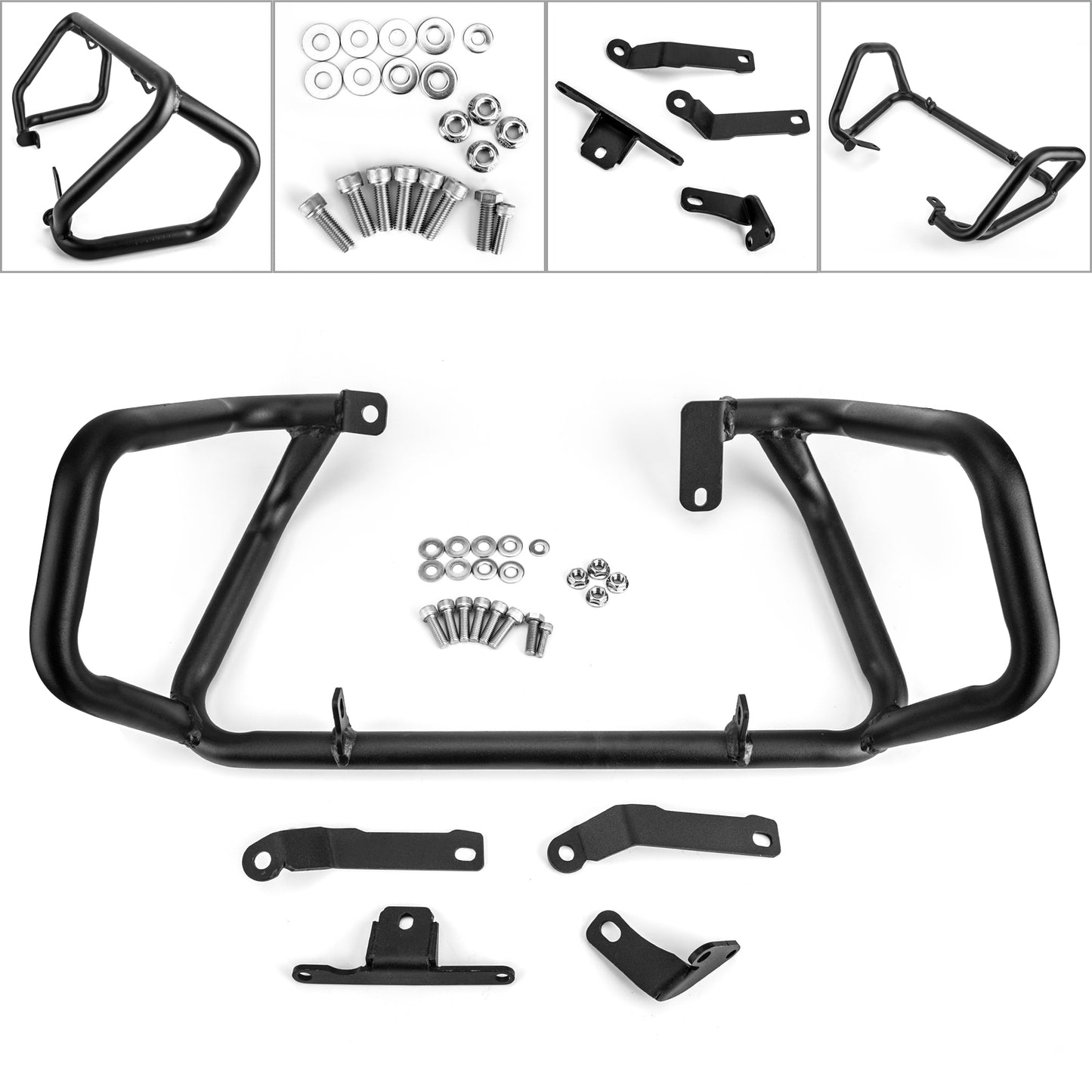 Matt Black Lower Bumper Engine Guard Crash Bars For BMW G310R G310GS 2017-2018