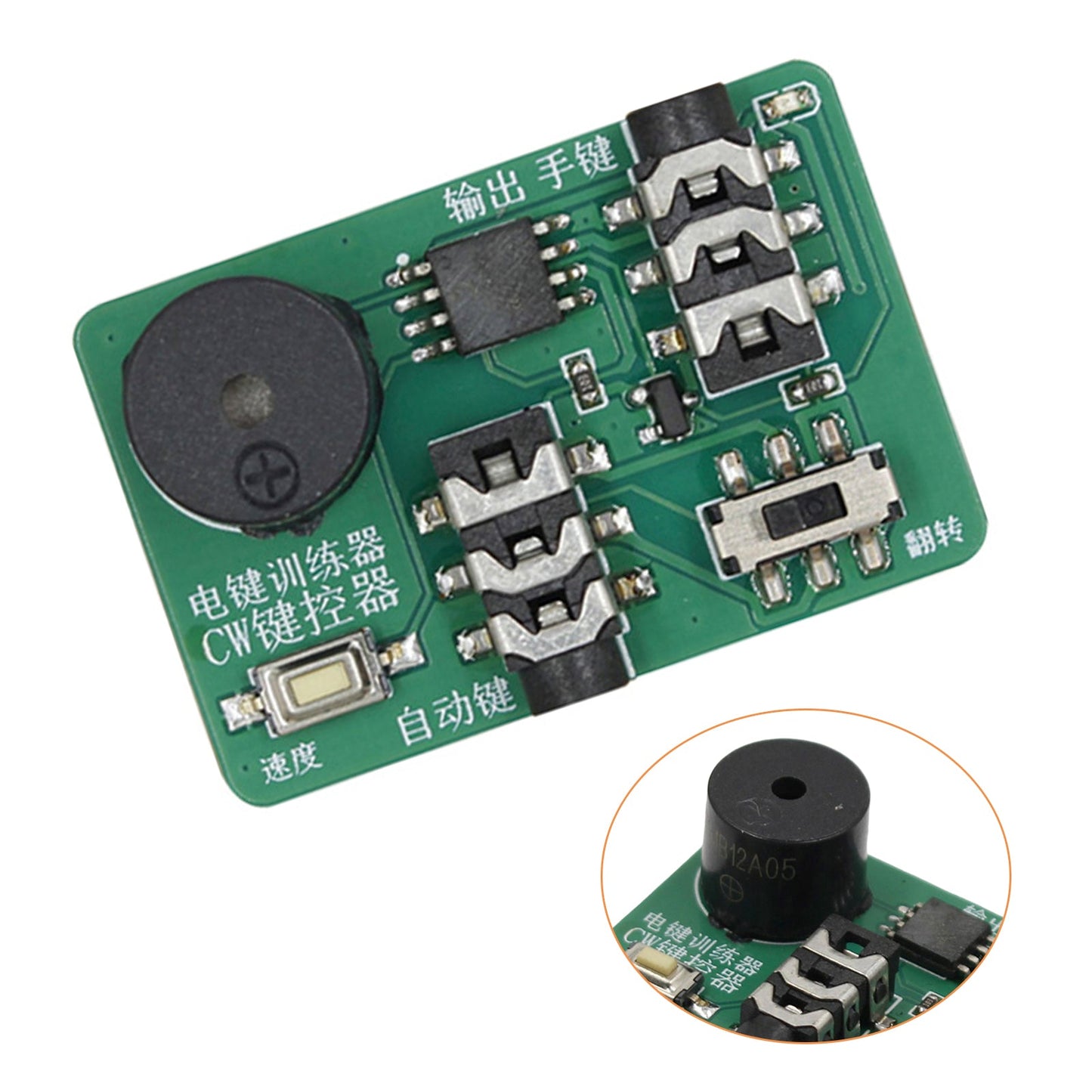 Hand Key Oscillator Trainer Automatic Key Controller Adjust Transmission Speed