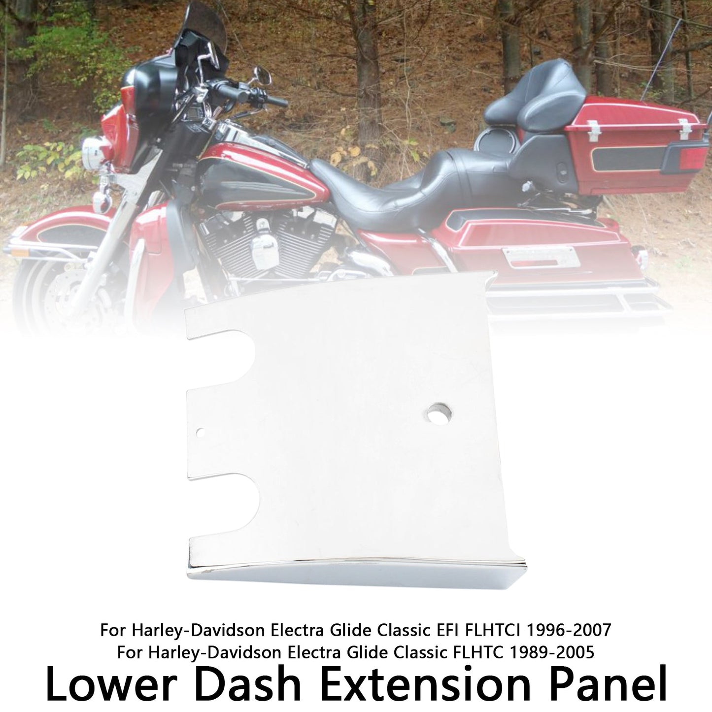 Lower Dash Extension Panel For Electra Glide Road Glide FLHT FLTC 89-07