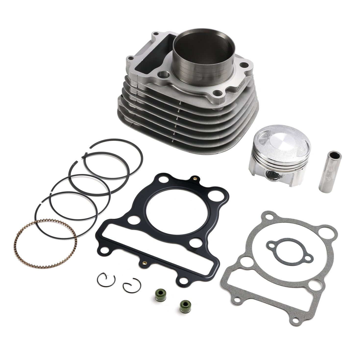 1983-1985 Yamaha YTM200E Yamahauler 200 67mm Cylinder Jug Top End Piston Gaskets Kit 21V-11310-00