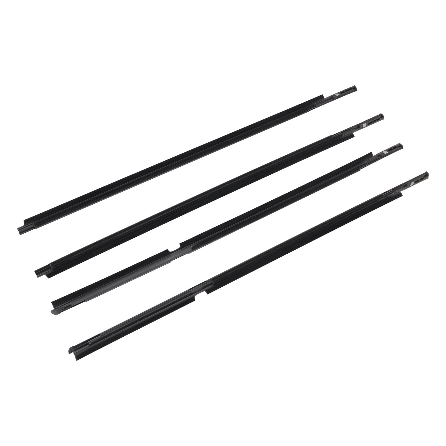 2006-2013 Toyota Yaris Hatchback 4PCS Door Glass Belt Outer Molding Weatherstrip