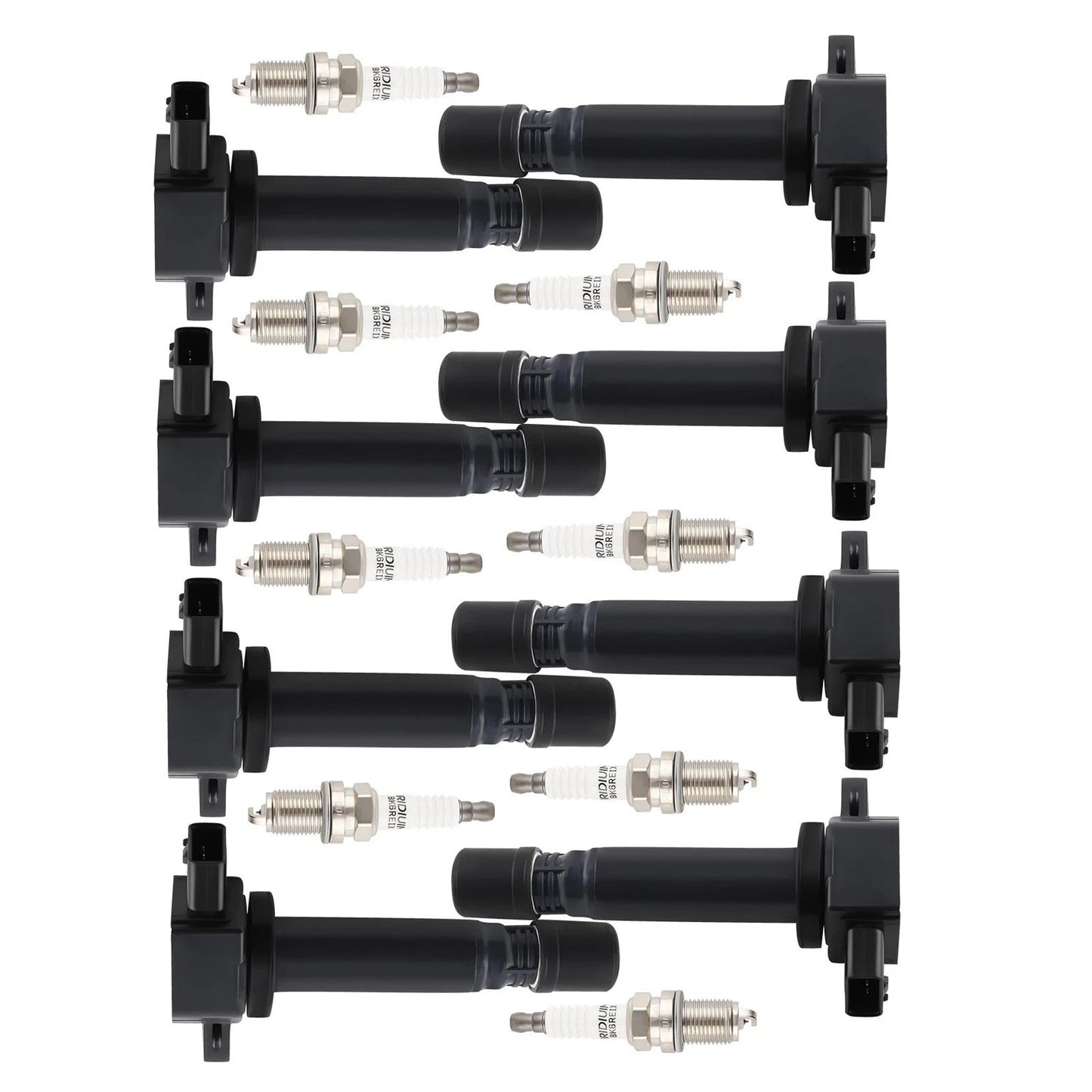 8X Ignition Coil & Spark Plug UF574 For Volvo XC90 4.4L V8 2005-2010