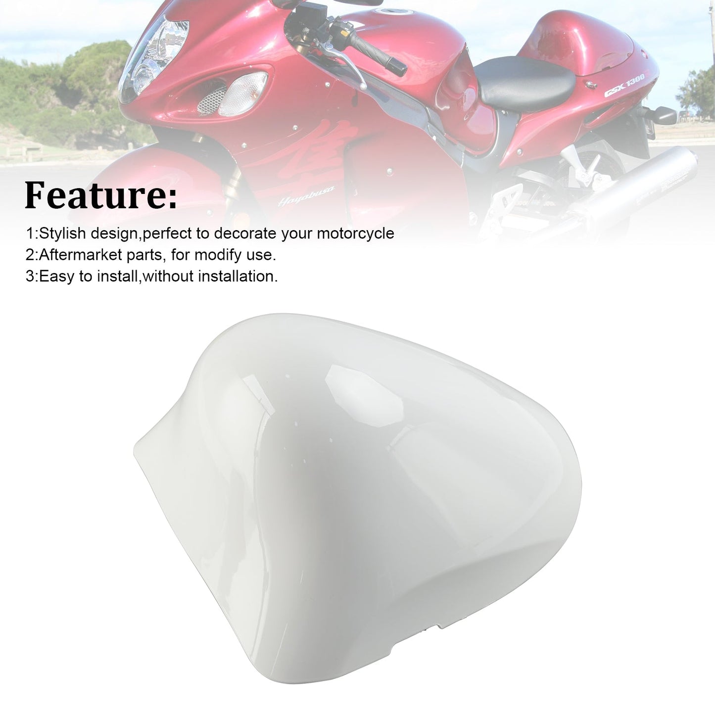 1999-2007 Suzuki GSX1300R GSX-R1300 Hayabusa Rear Seat Fairing Cover